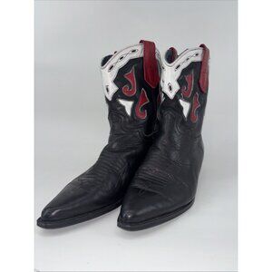 Seychelles Cowboy Black/Red  9.5 Western Leather Pointed